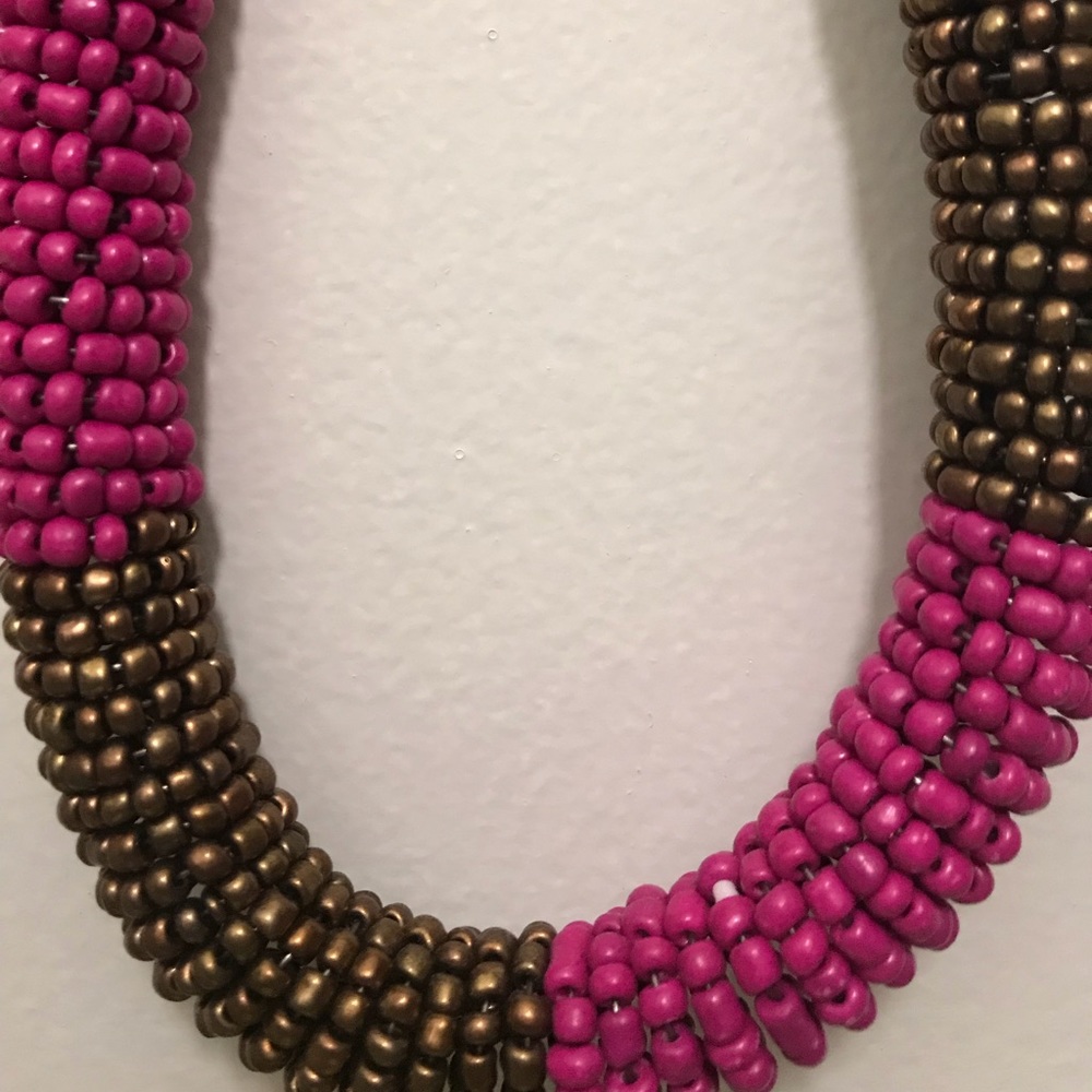 Seed bead necklace